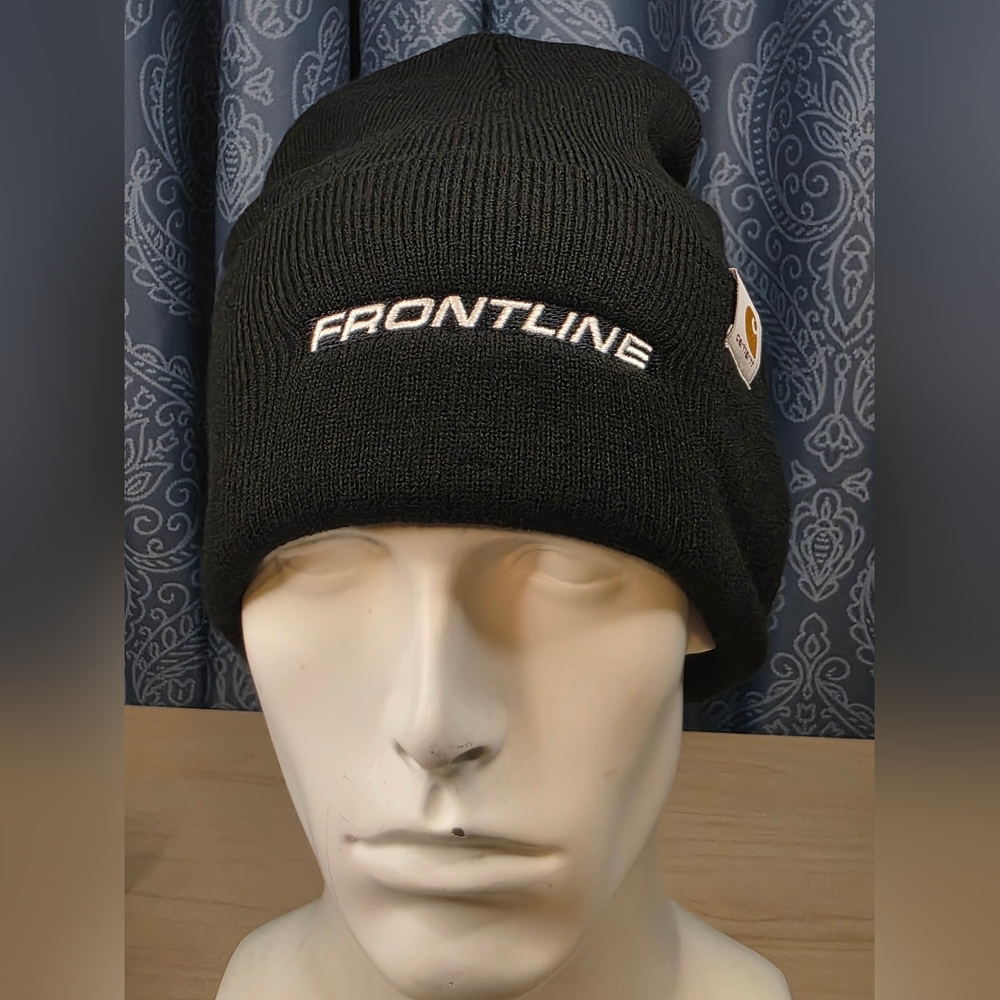 NWT Black Carhartt Frontline Knit Cuff Beanie OS